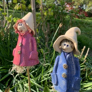 Zaunhocker Frau & Mann